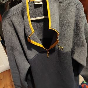 LL Bean Mens XL Fleece Pullover